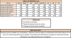 POLLERA DE JEAN WALL - Bel Canario