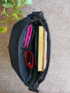 Bandolera Olivia negra - Mariposa Bolsos