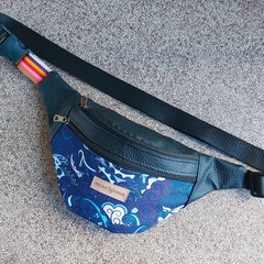 Riñonera Florence PU azul (interior impermeable) (copia)