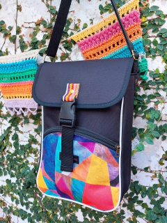Combo matero: bolso + porta mate + yerbera (patchwork) en internet