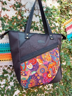 Bolso multiuso Isabel (mandalas) Interior impermeable - comprar online