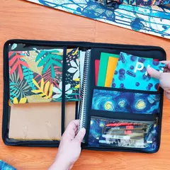 Carpeta organizadora A4 estampado similar aguayo en internet