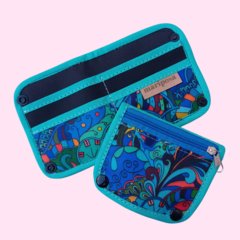 Billetera estampado aqua III - comprar online