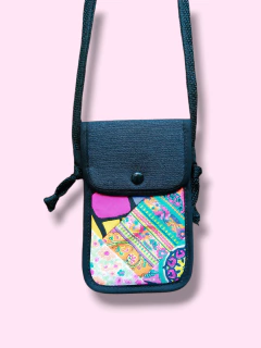 Porta celular bandolerita patchwork 15 - comprar online