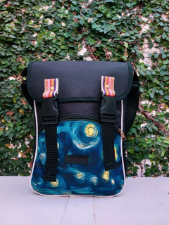 Bolso Matero noche estrellada (interior impermeable) - Mariposa Bolsos