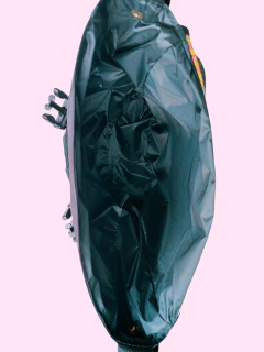 Imagen de Bolso Matero negro liso (interior impermeable)