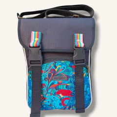 Bolso Matero aqua (interior impermeable) - Mariposa Bolsos