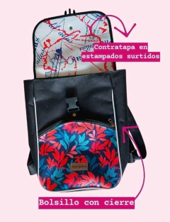 Bolso Matero psicodelico (interior impermeable) - Mariposa Bolsos