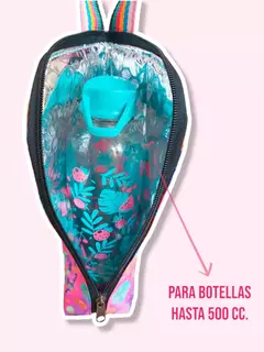 Porta botella térmico (pinceladas) - Mariposa Bolsos