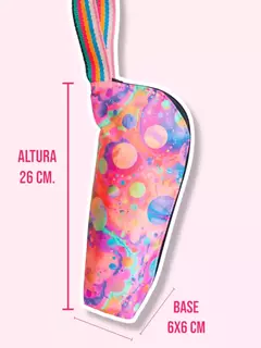 Imagen de Porta botella térmico (pinceladas)