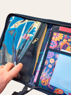 Carpeta organizadora A5 (flores) - tienda online