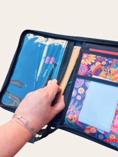 Carpeta organizadora A5 (estampado otomí) - tienda online
