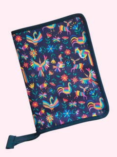Carpeta organizadora A5 (estampado otomí)