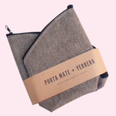 Set porta mate + yerbera habano melange