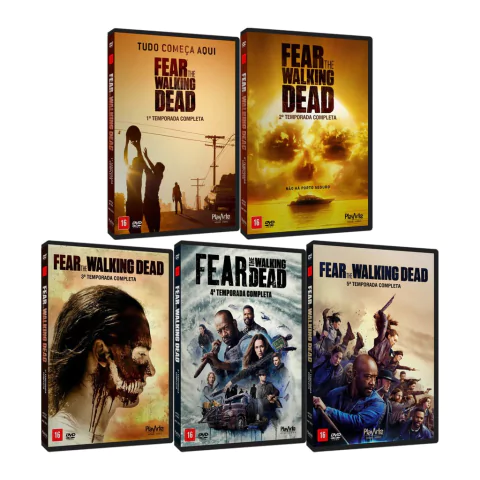 Série Fear The Walking Dead 1ª a 5ª Temporadas