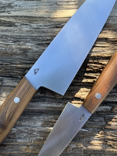 Set Chef y Oficio inox Sandvik con estuche de cuero - Muller Cuchilleria cuchillos de cocina
