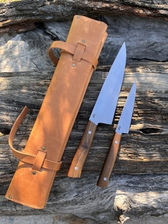 Set Chef y Oficio inox Sandvik con estuche de cuero