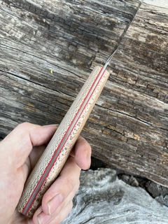 Gyuto Inox y Radal con separadores rojos - comprar online