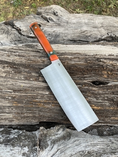 Nakiri Inox y súper resina casera