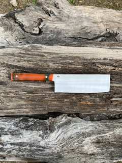 Nakiri Inox y súper resina casera