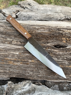 Gyuto K-tip Inox efecto forjado y Guayubira