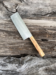 Nakiri Inox y Olivo - Muller Cuchilleria cuchillos de cocina