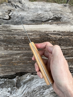 Nakiri Inox y Olivo - Muller Cuchilleria cuchillos de cocina