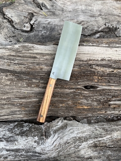 Nakiri Inox y Urunday con separadores turquesa - Muller Cuchilleria cuchillos de cocina