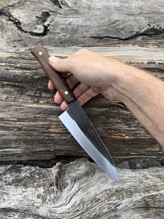 Gyuto K-tip Inox con efecto forjado e Incienso