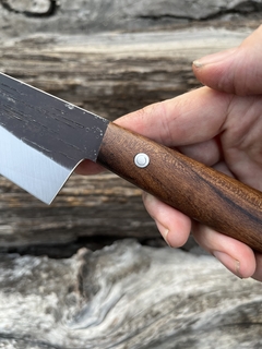 Gyuto K-tip Inox con efecto forjado e Incienso - Muller Cuchilleria cuchillos de cocina