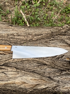 Gyuto Poderoso acacia y separadores micarta - Muller Cuchilleria cuchillos de cocina