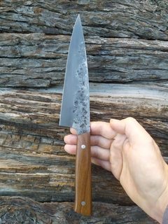 Chef carbono C70 textura forjada y patina acelerada en internet