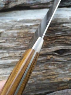 Chef Gran Gyuto Clásico inoxidable Sandvik y Guayubira - Muller Cuchilleria cuchillos de cocina