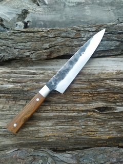 Parrillero carbono böhler k720 efecto forjado y Guayubira - comprar online