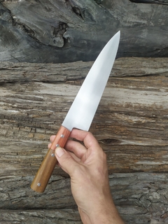 Chef Gran Gyuto inox Sandvik Palo Rosa y Lapacho - Muller Cuchilleria cuchillos de cocina