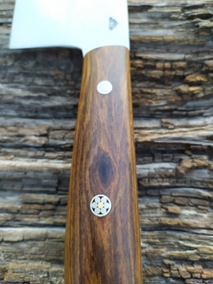 Nakiri Inox Sandvik y Guayubira con Pin mosaico