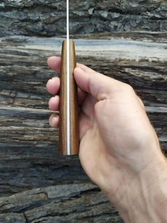 Imagen de Nakiri Inox Sandvik y Guayubira con Pin mosaico