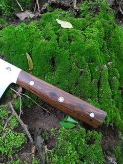Imagen de Nakiri Inox Sandvik y Guayubira con Pin mosaico