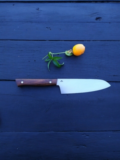 Santoku Sandvik 14c28n, Guayubira y separadores vino tinto