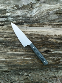 Imagen de Gyuto K-tip inox 420 y micarta gris