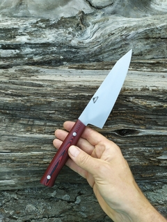 Gyuto K -tip inox 420 y micarta Roja - comprar online