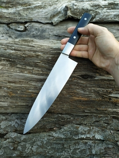 Chef Francés Sandvik, Bolster y Micarta Negra - Muller Cuchilleria cuchillos de cocina