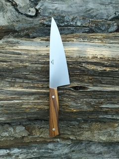 Chef Clásico guayubira bicolor y separadores micarta caramelo