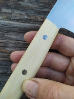Chef Lungo Micarta Marfil y Pin mosaico - comprar online