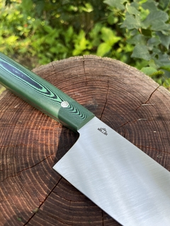Chef Inox Sandvik y Micarta verde - comprar online