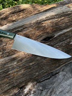 Imagen de Chef Inox Sandvik y Micarta verde