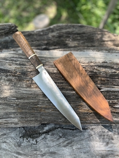 Gyuto carbono c70 espiga oculta con Saya - tienda online
