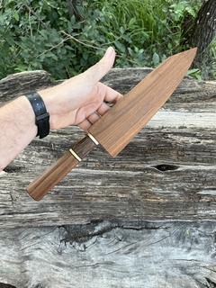 Gyuto carbono c70 espiga oculta con Saya - comprar online