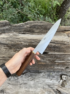 Gyuto espiga oculta bronce martillado e incienso