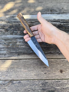 Gyuto K-tip inox bruto de temple y Guayubira en internet